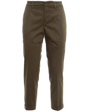 Fay Slim-Fit Trousers - Green