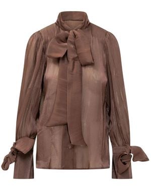 ACTUALEE Blouses - Marrón