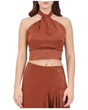Akep Sleeveless Tops - Red