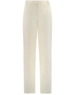 St. John Straight Pants - White