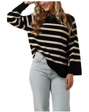 Object Truien & Vesten ,Veelkleurig ,Objester Ls Knit Top - Zwart