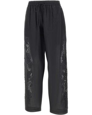 BOSS Wide Trousers - Negro