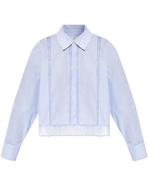 LoveShackFancy Top Delano - Blau