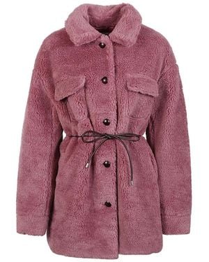 Molliolli Faux Fur & Shearling Jackets - Purple
