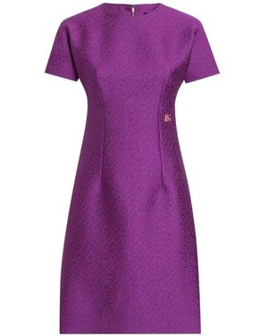 Dolce & Gabbana Short Dresses - Violet