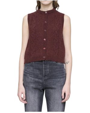 A.P.C. Waistcoats - Purple