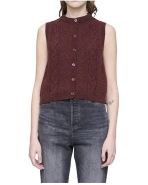 A.P.C. Waistcoats - Purple