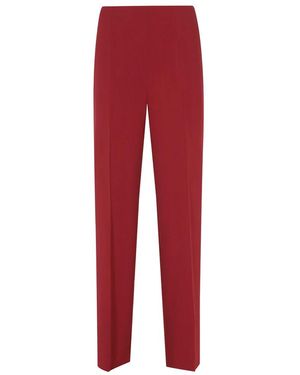 Alberta Ferretti Broeken ,Rood ,Leer Cady Stretch Broek