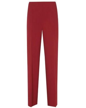 Alberta Ferretti Broeken ,Rood ,Leer Cady Stretch Broek