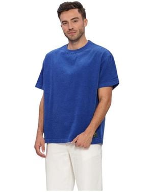 Anerkjendt Tops ,Blauw ,Akvillads Corduroy Ss Tee