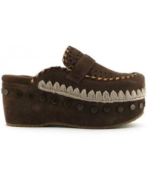 Mou Wedges - Marrón