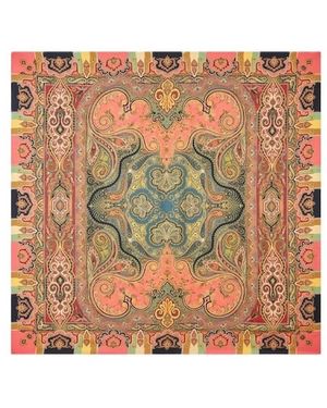 Etro Accessoires ,Veelkleurig ,Wol Vierkante Sjaal - Meerkleurig