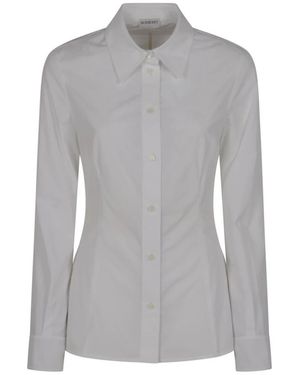 Burberry Eliza Cotton Poplin Shirt - Grijs