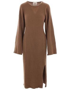 Crida Milano Knitted Dresses - Brown