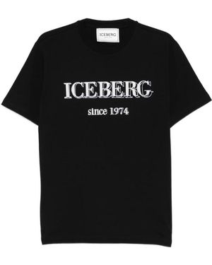 Iceberg Tops ,Zwart ,T-Shirts