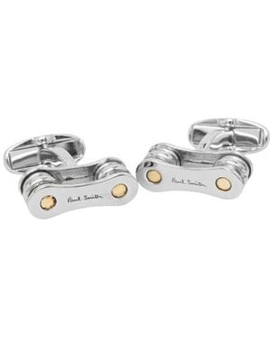 Paul Smith Cufflinks & Tie Clips - Bianco
