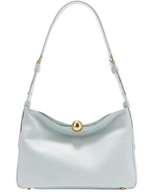 Furla Tassen ,Blauw ,Leer Sfera Soft M - Grijs