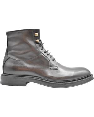 Corvari Lace-Up Boots - Grey