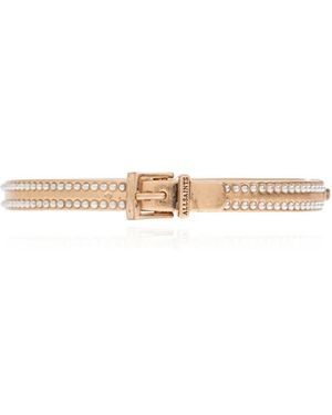 AllSaints Armband Mit Schimmernden Kristallen - Weiß