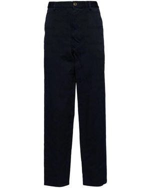 Comme des Garçons Straight Trousers - Blue