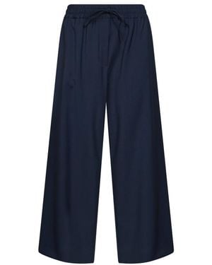 Weekend by Maxmara Wijde Broek - Blauw