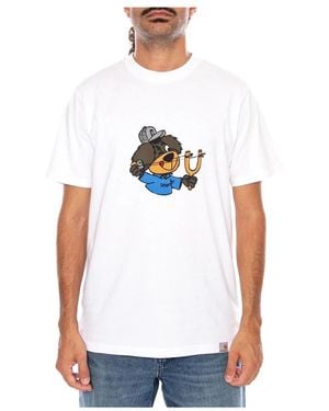 Carhartt Tops ,Wit ,Katoen/Slingshot T-Shirt