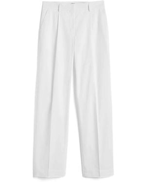 TOTEME Wide Trousers - Blanco