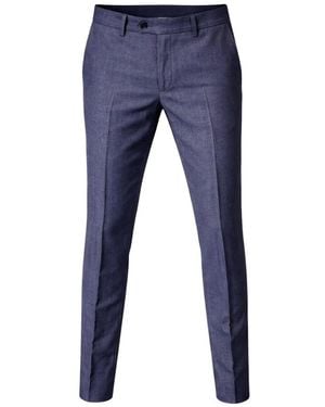Franzese Collection Suit Trousers - Blue
