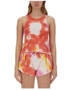 MSGM Mouwloze Top - Rood