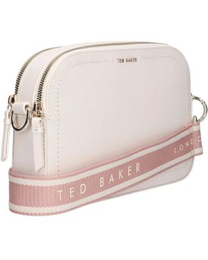 Ted Baker Tassen ,Leer Luceele Webbing Leren Crossbodytas - Roze