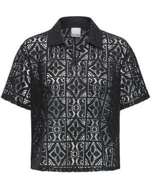 Ichi Polo Shirts - Black