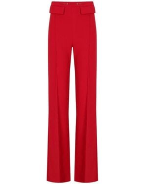 Elisabetta Franchi Wide Trousers - Red