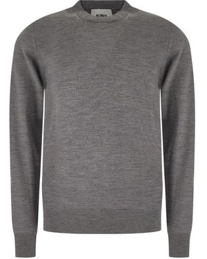 Alpha Studio Round-Neck Knitwear - Gris