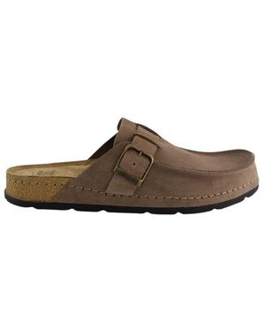 Scholl Mules - Marrone