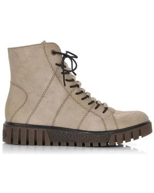 Rieker Lace-Up Boots - Marrón