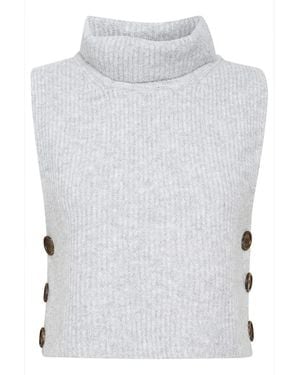 Cream Turtlenecks - Blanco