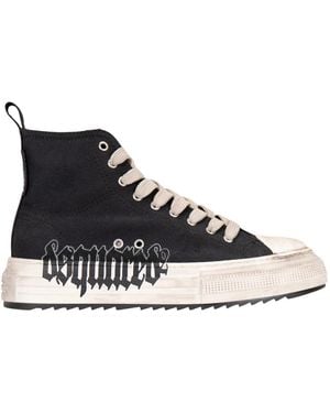 DSquared² Schoenen ,Zwart ,Suède Sneakers
