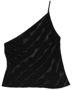 RIXO London Sleeveless Tops - Black