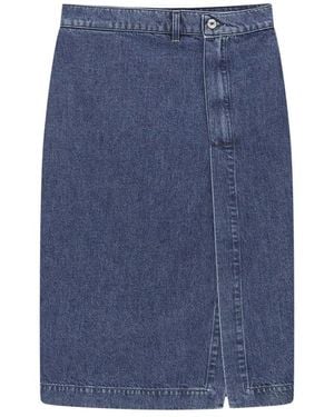 MSGM Denim Skirts - Blu