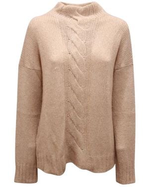 Kangra Pullover Aus Alpakawollmischung - Braun