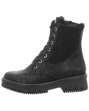 Waldläufer H-Alea Schnürstiefel - Schwarz