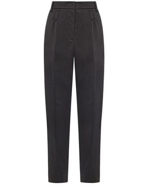 Genny Straight Trousers - Grey