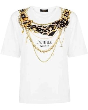 Twinset Actitude T-Shirt - Wit