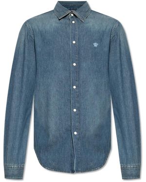 Versace Denim Shirts - Bleu