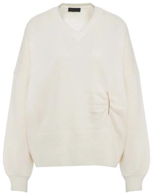 Liu Jo V-Neck Knitwear - Blanc