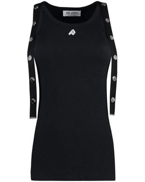 The Attico Sleeveless Tops - Black