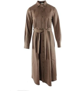 Max Mara Shirt Dresses - Brown