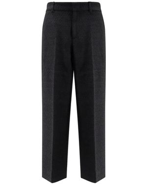 Gucci Zwarte Wollen Broek Haaksluiting