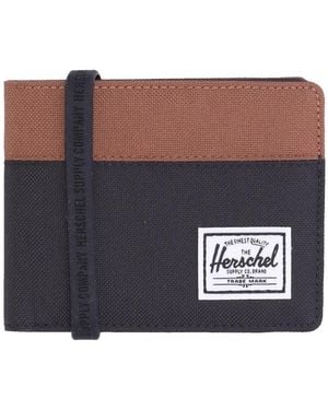 Herschel Supply Co. Rfid Herren Geldbörse Schwarz Buchstil - Blau