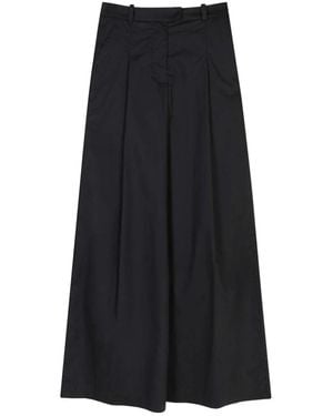 Malloni Wide Trousers - Black